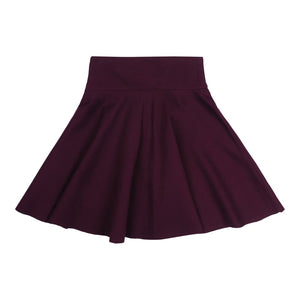 Teela Girls' Plum Circle Ponte Skirt
