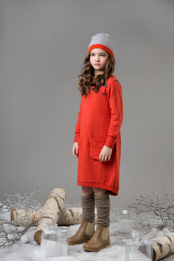 Teela Girls' Pumpkin Balloon Eureka Dress