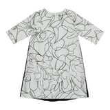 Teela Girls' RIA Shift Squiggle Black and White Dress