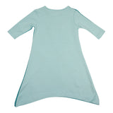 Teela Girls' Teal Pocket Tail Dress - FINAL SALE