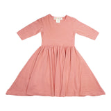 Teela Girls' Waist Brick Dress