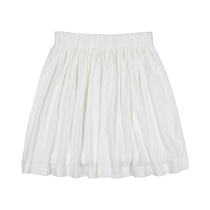 Teela Girls' White Summer Skirt
