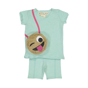Teela Unisex-Baby Emoji Print Set