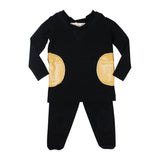 Teela Unisex-baby' Rollover Gold Circle Set