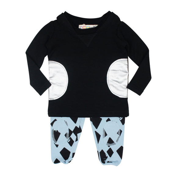 Teela Unisex-baby' Rollover Silver Circle Set