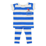 Teela Unisex Baby' Royal Stripe Set