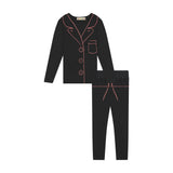 Print Loungeware Set - mauve/black