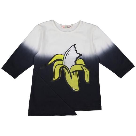 BANANA Girl's Dip Dye Triangle Patch Tshirt - FINAL SALE