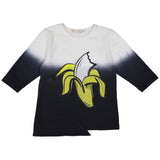 BANANA Girl's Dip Dye Triangle Patch Tshirt - FINAL SALE