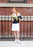 BANANA Girl's Dip Dye Triangle Patch Tshirt - FINAL SALE